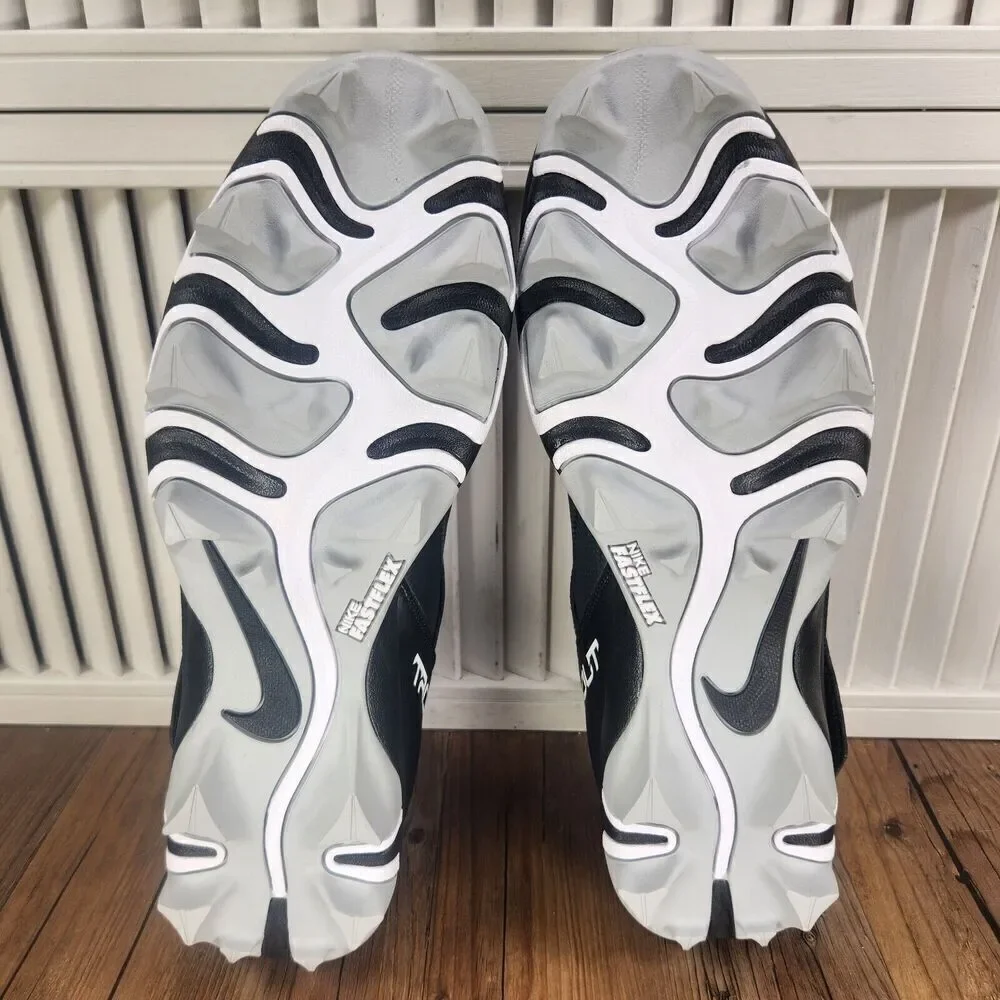 Nike Force Trout 8 Keystone Mold CZ5911-011 Men 13 Black Mid Baseball Cleats NEW